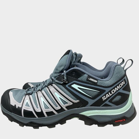 Salomon Outdoor Sneakers 10 Grey X Ultra Pioneer CSWP Activewear Stormy - Picture 4 of 12